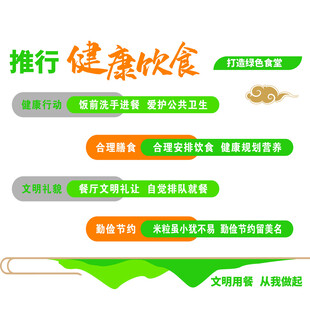 餐厅文化  食堂文化墙