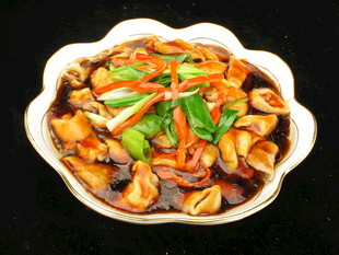 葱段烧肥肠