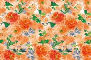 水彩花