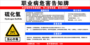 职业危害告知牌