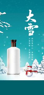 大雪节气海报