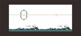 新古典自然油画风公园花鸟背景