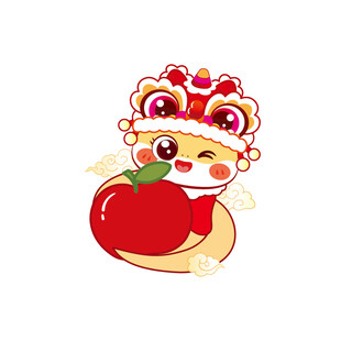 蛇年插画卡通可爱图片素材