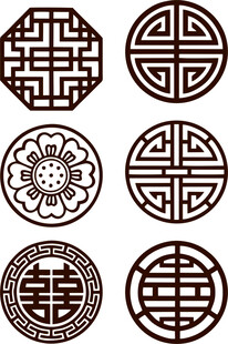 中国风传统古典纹样图案