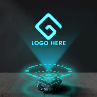 科技感LOGO样机
