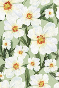 油画花