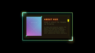 HUD科技边框