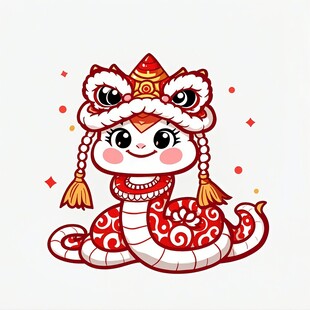 卡通蛇形象
