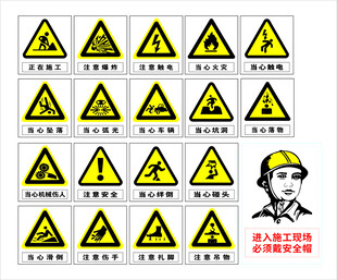 工地安全警示标识