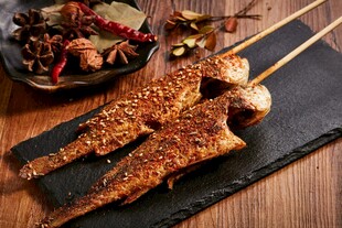 烤小黄鱼串