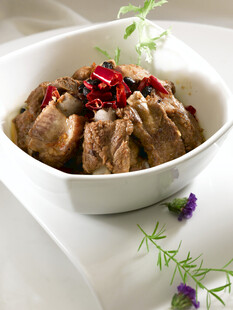 豆辣蒸排骨