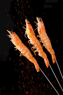 烤虾