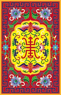 景泰蓝寿字缠枝纹