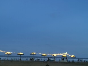 海边夜景