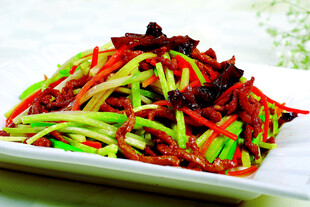 萝卜炒肉丝
