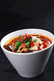 麻辣鸡片土豆粉