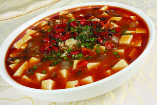麻婆豆腐烩辽参