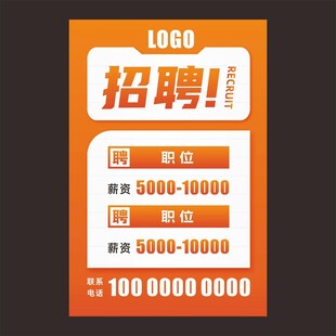 诚聘招聘海报