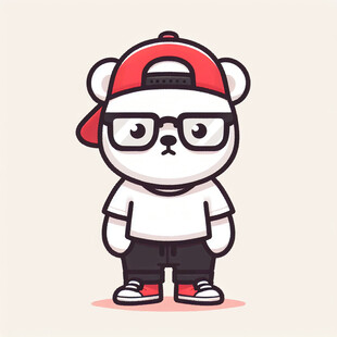 卡通小熊