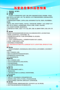 浴室应急预案