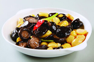 板栗烧香菇