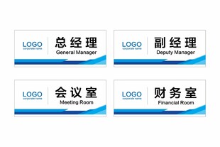 公司科室牌