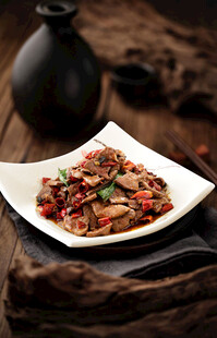 爆炒猪肝