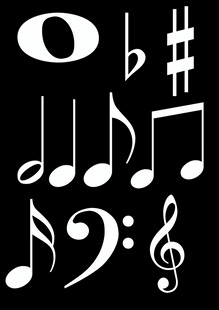 音乐符号矢量