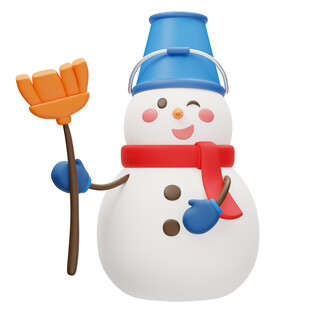 卡通雪人
