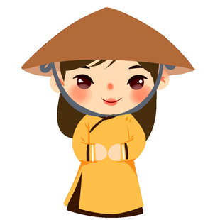 京族人物插画