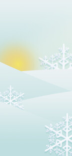 冬天雪花氛围背景