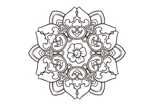 唐代宝相花