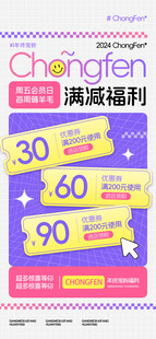满减福利海报