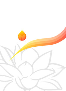 莲花水滴图