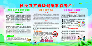 农贸市场健康教育专栏