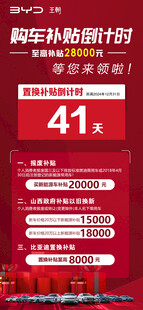 比亚迪置换补贴海报