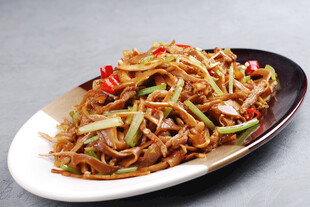 香芹炒肉丝