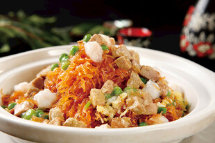 鹅肝海鲜粉丝煲