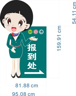 供电局异形导示牌
