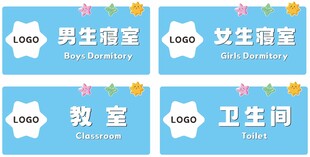 卡通门牌