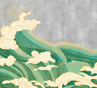 浪花素材