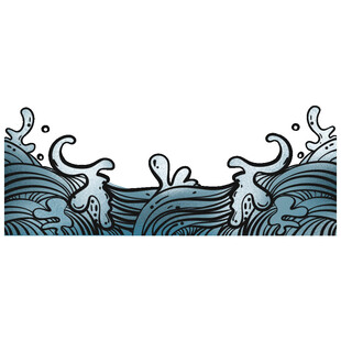 浪花素材