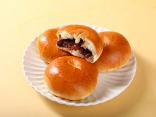 红豆馅面包