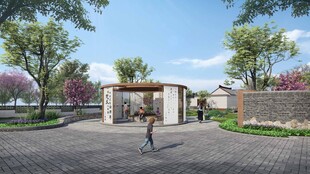 村庄居民广场效果图
