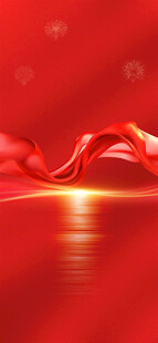 红色竖版背景