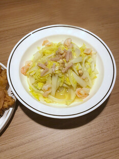 虾仁娃娃菜