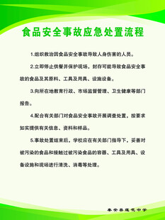 食品安全事故应急处理流程