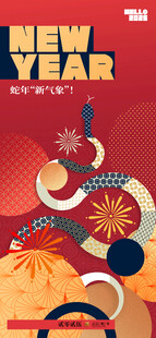 喜庆中国风新年海报