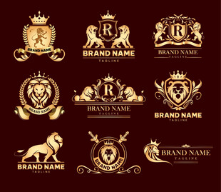 狮子logo设计