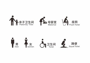 卫生间标识